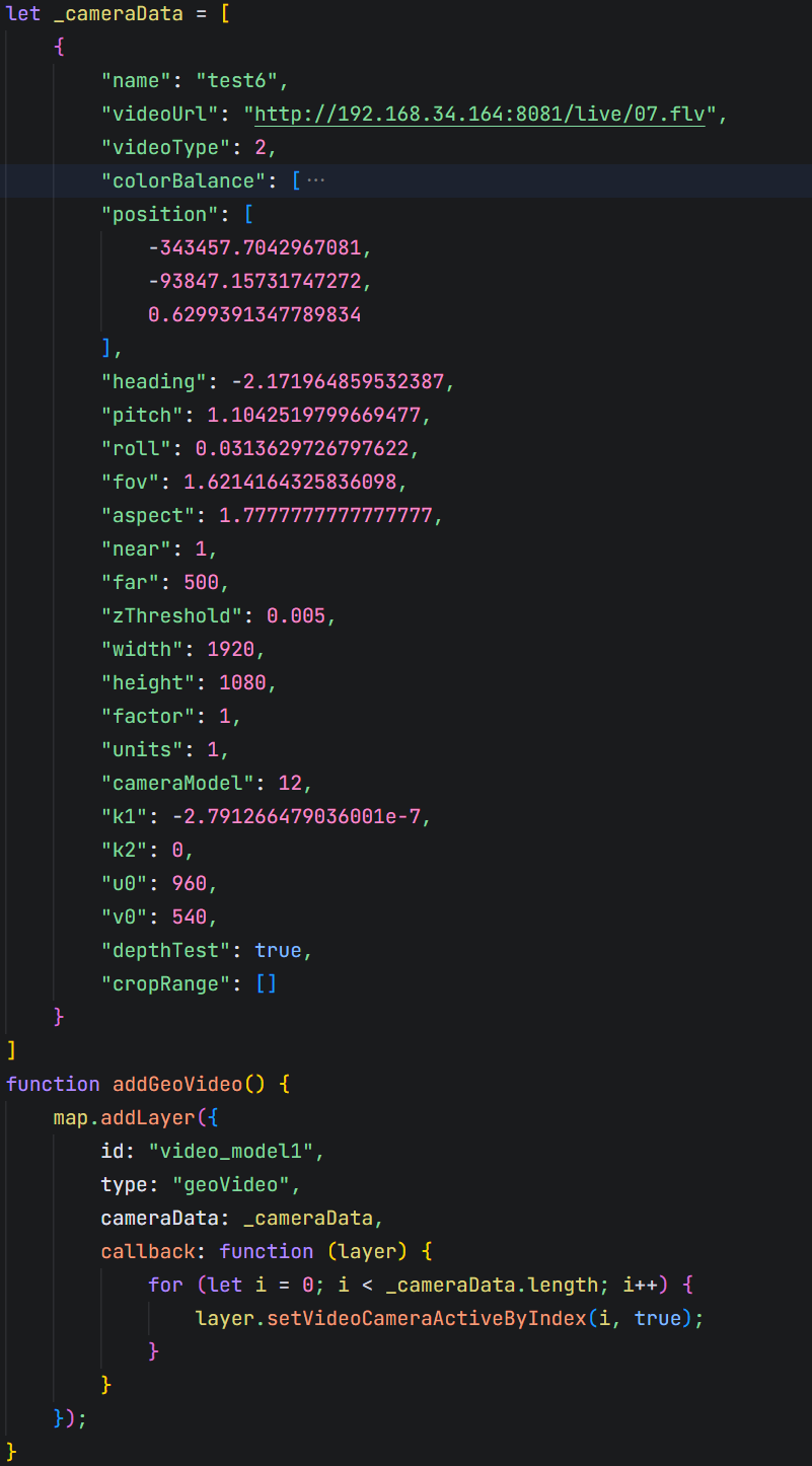 Fixed-camera video fusion API.