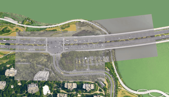 城市道路视频融合效果