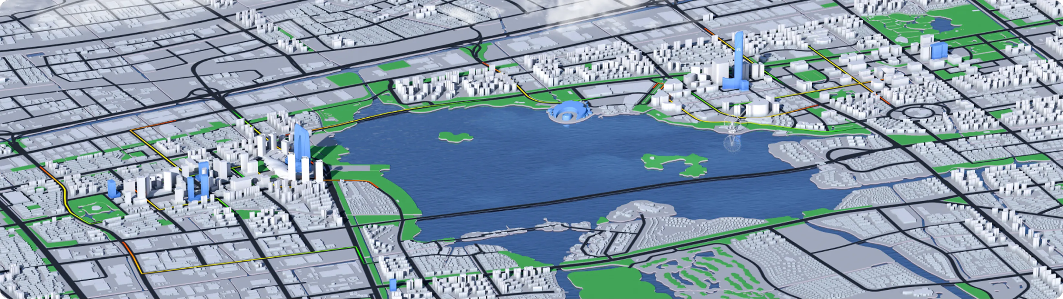 City data base map showcase